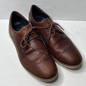 Josef Seibel Tyler Brown Leather Brogue Oxford Dress Shoes Mens Size 12